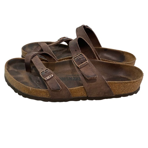 Birkenstock Shoes - Birkenstock Mayari Brown Sandals Size 39
